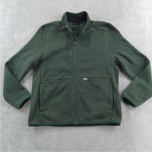 Figs men green knit jacket XL